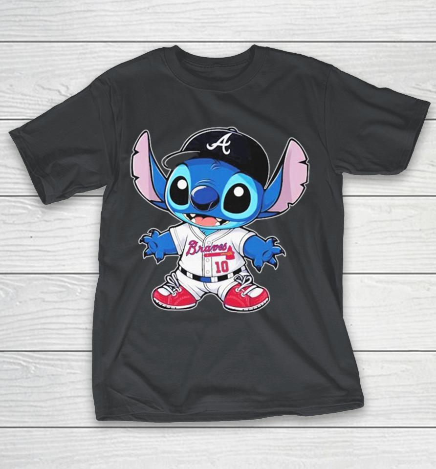 Official Stitch Disney X Atlanta Braves MLB Fan Shirts