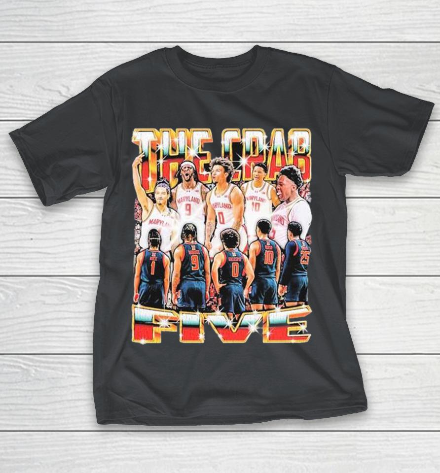 Official The Crab Five Maryland Terrapins Men’s Basketball Players Team Shirts