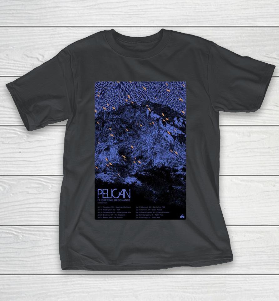 Pelican Flickering Resonance Summer Tour July 2025 Tour Dates Shirts