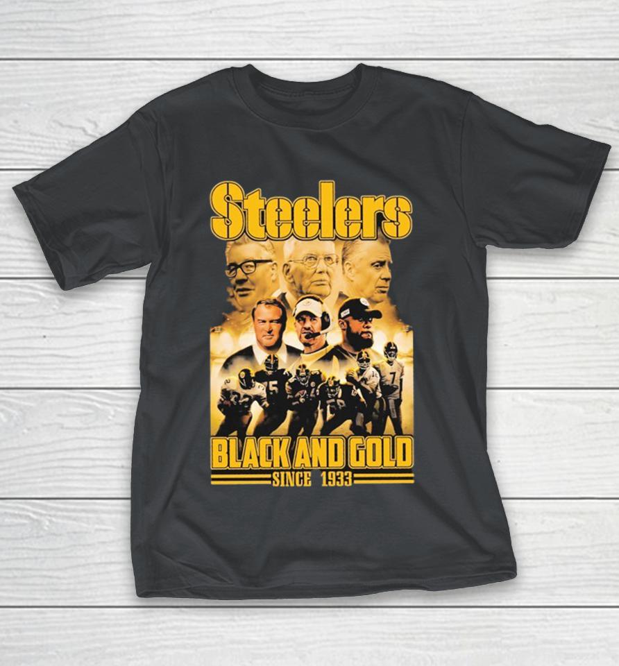 Pittsburgh Steelers Black And Gold Since 1933 Shirts