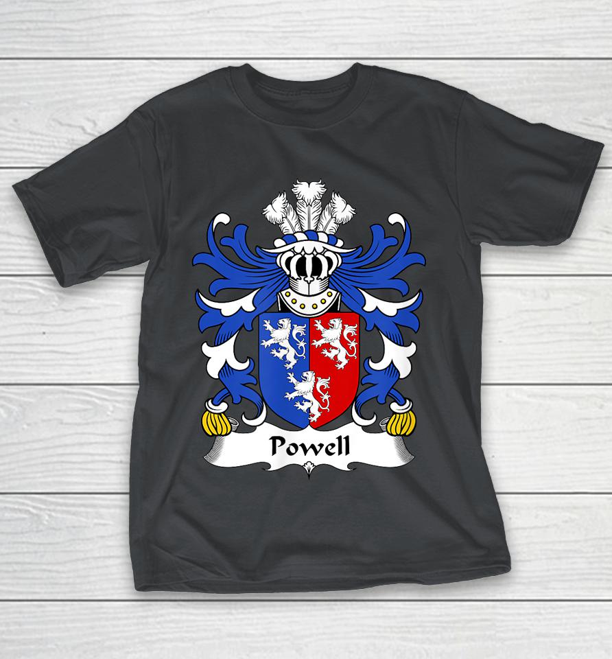 Powell Coat Of Arms - Family Crest Shirts