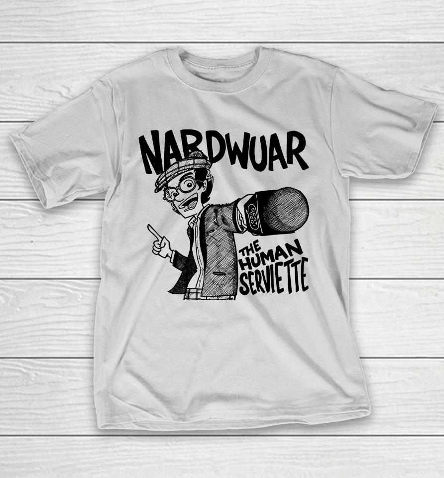 Rap Alert Nardwuar Mic The Human Serviette Shirts