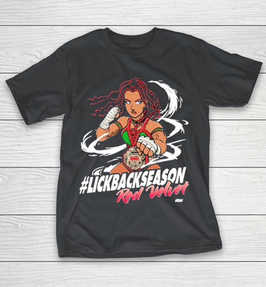Red Velvet Lickback Season Red Velvet AEW Shirts