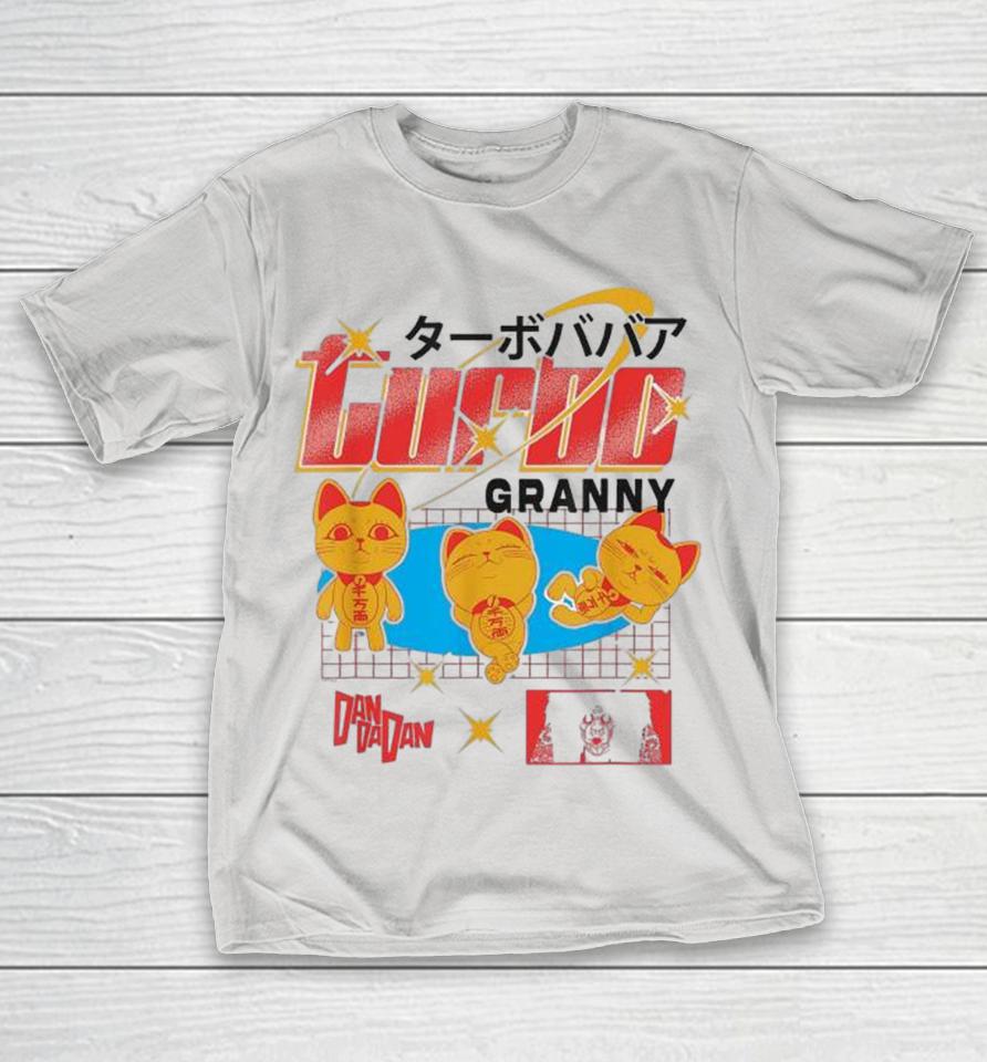 Ripple Junction X Dan Da Dan Turbo Granny Ghost Alien Anime Shirts