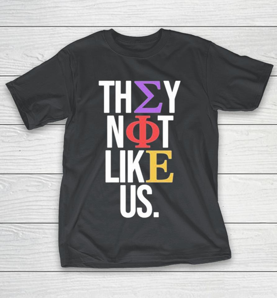 Sigma Phi Epsilon Sigep They Not Like Us Shirts