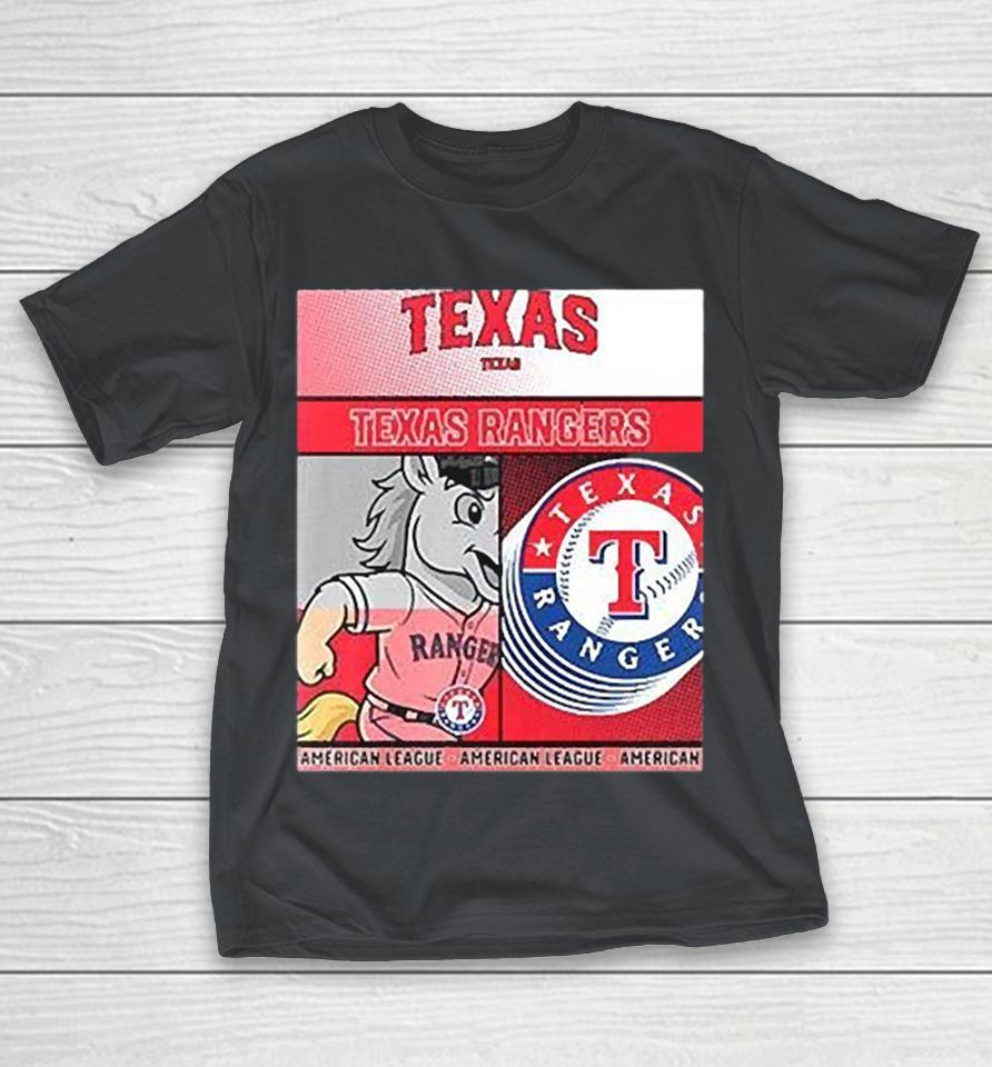 Texas Rangers In Good Graces American League Mascot Shirts