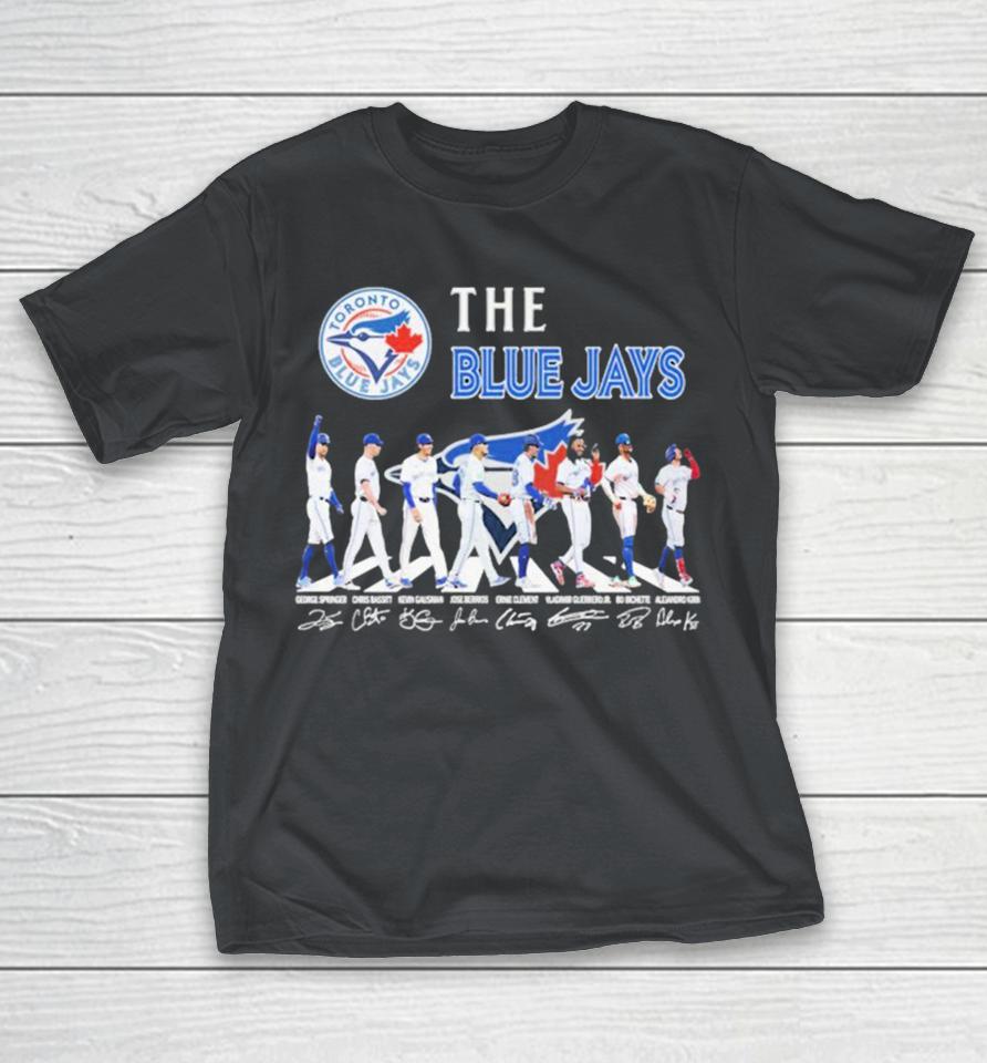 The Toronto Blue Jays Road Abbey Signatures Shirts