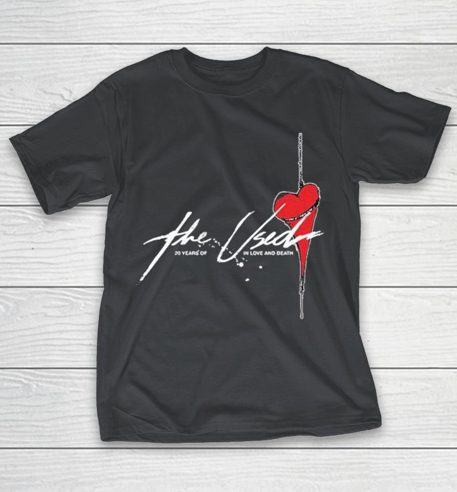 The Used In Love And Death 20 Year Shirts