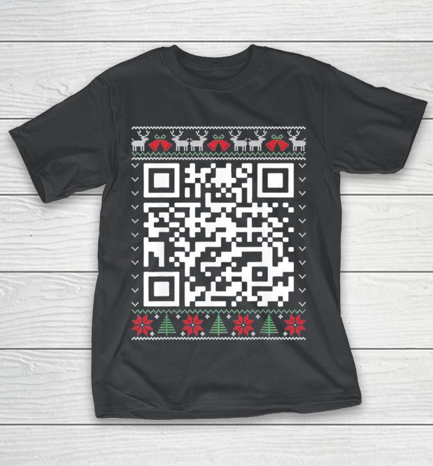 Trump Dance Troll Qr President Trump Dance Code Black Christmas 2024 Shirts