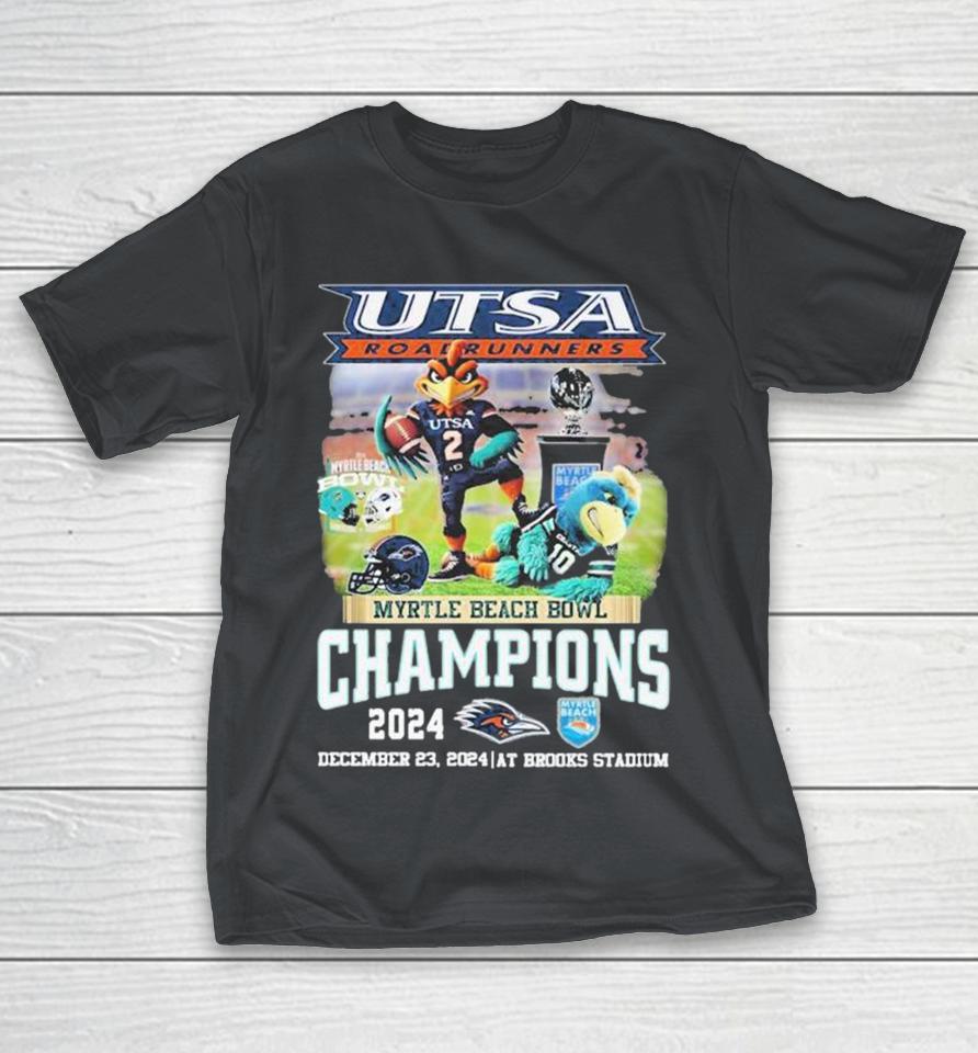 Utsa Roadrunners Myrtle Beach Bowl Champions December 23 2024 At Brooks Stadium Shirts