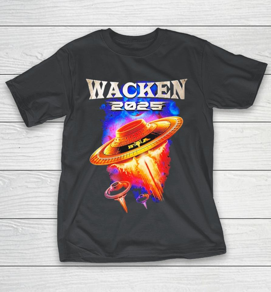 Wacken 34 Years Of Metal Madness Saucer 2025 UFO Shirts