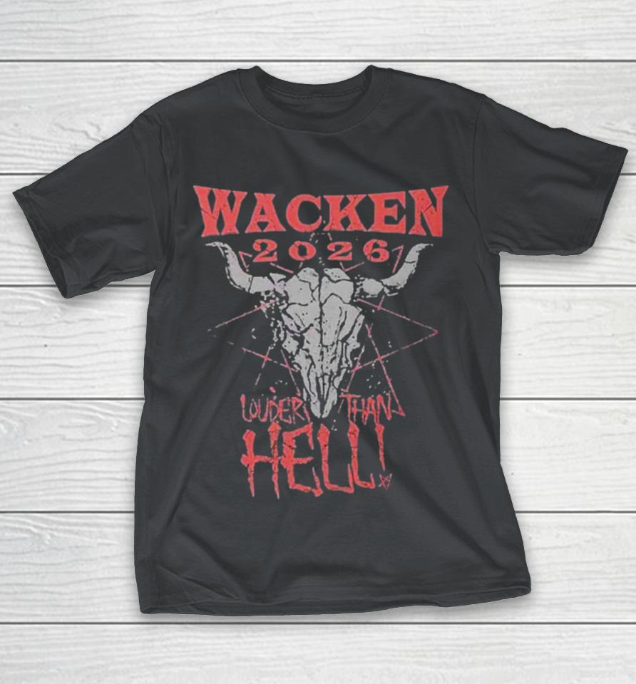 Wacken Hell Party 2026 Louder Than Hell WOA Party Shirts