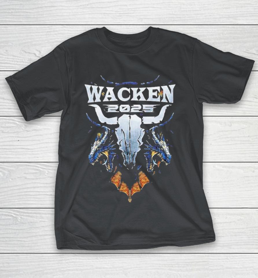 Wacken Open Air x Dragons Bullhead Blue Dragon Festival On July 30-August 2 2025 Shirts