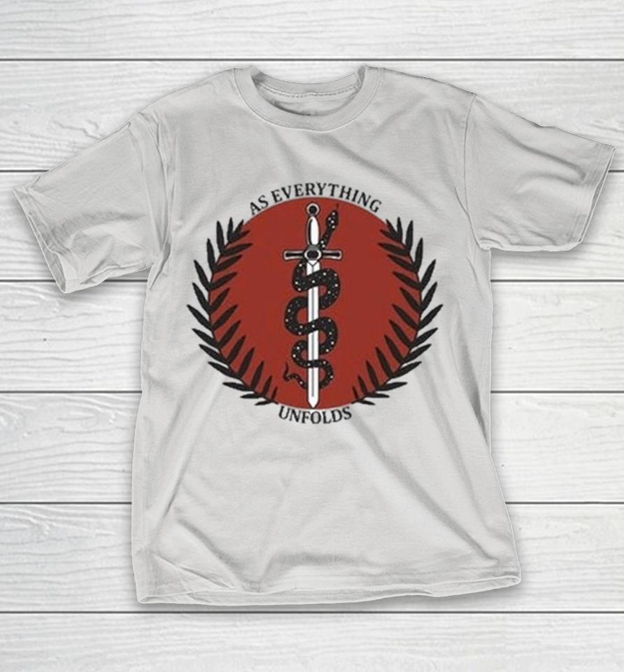 As Everything Unfolds Snake Shirts