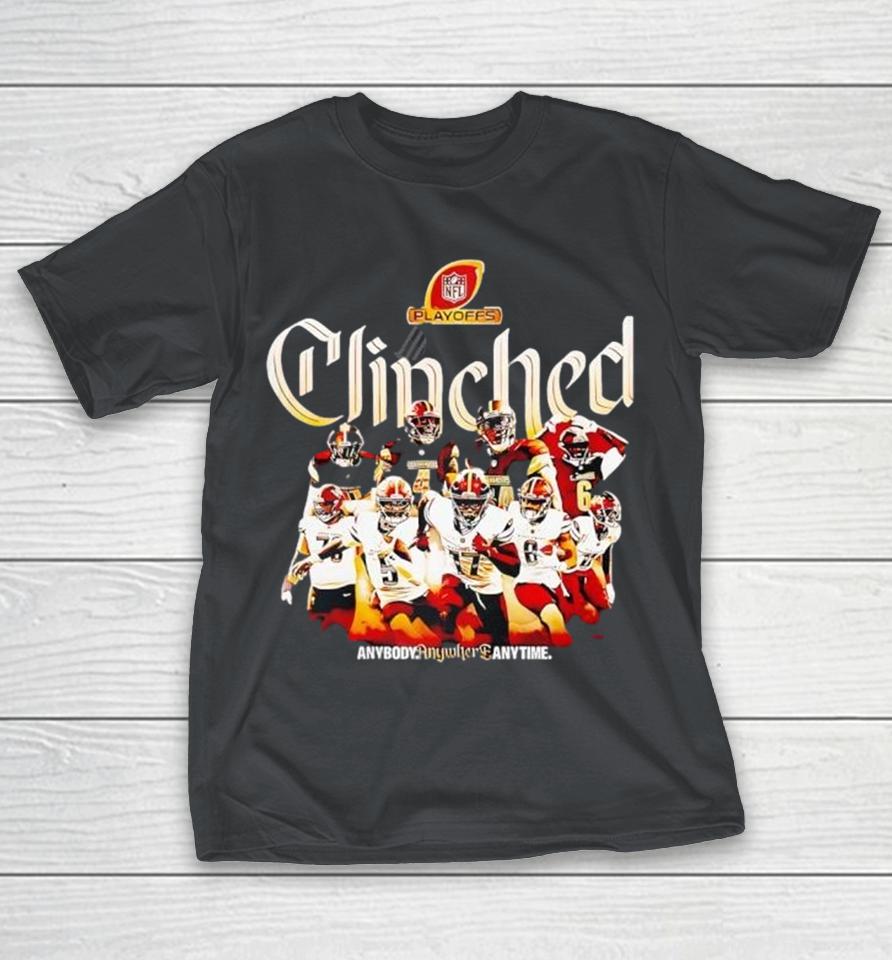 Washington Commanders Clinched Play Offs Take Command team players graphic Shirts