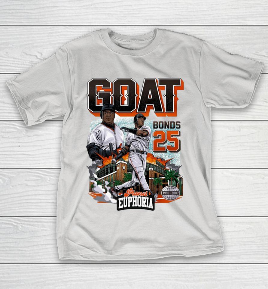 Barry Bonds Goat 1993 2007 Planet Euphoria Shirts