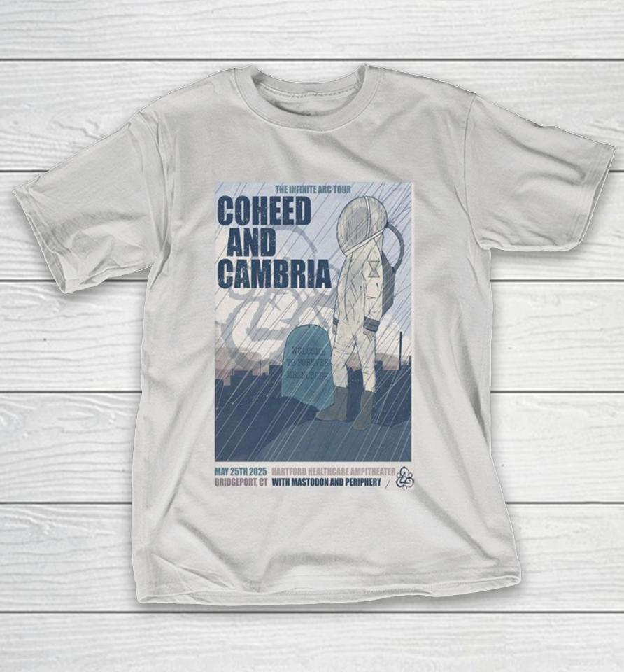 Coheed And Cambria Show May 25 2025 Hartford HealthCare Amphitheater, Bridgeport, CT Shirts