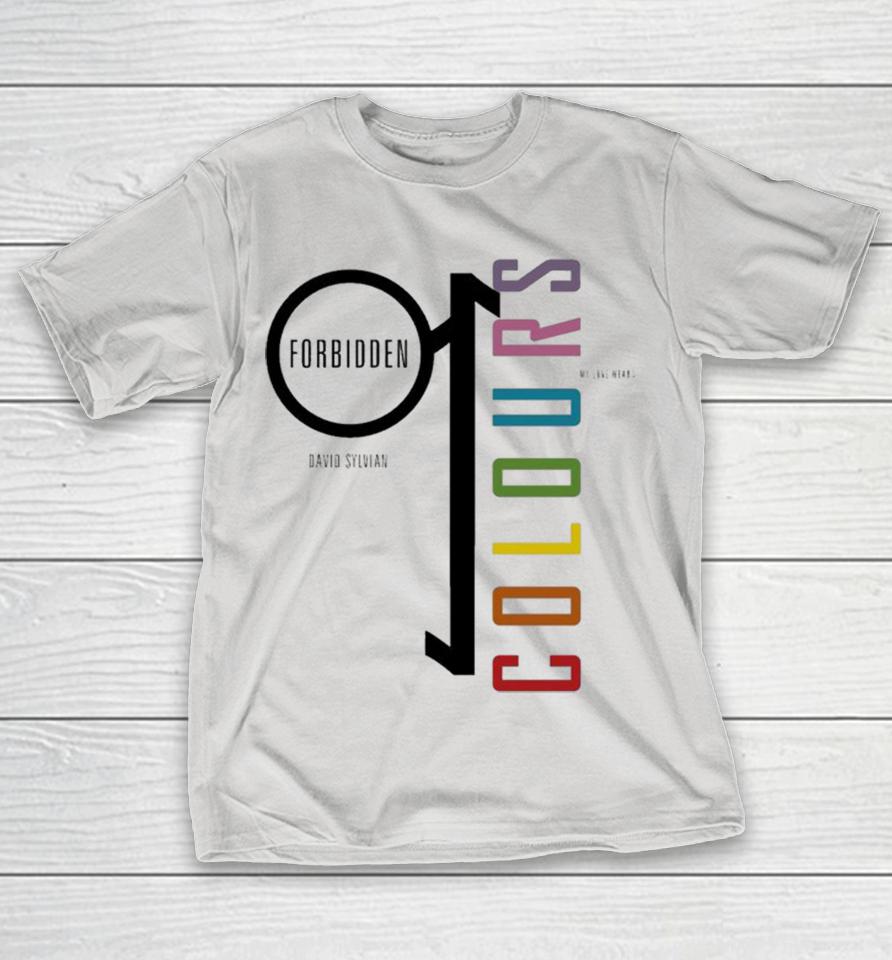 David Sylvian Forbidden Colours My Love Wears Pride Rainbow Shirts