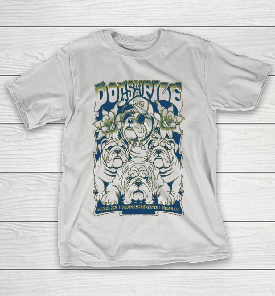 Dogs In A Pile July 28 2025 Dillon Amphitheater In Dillon CO Shirts