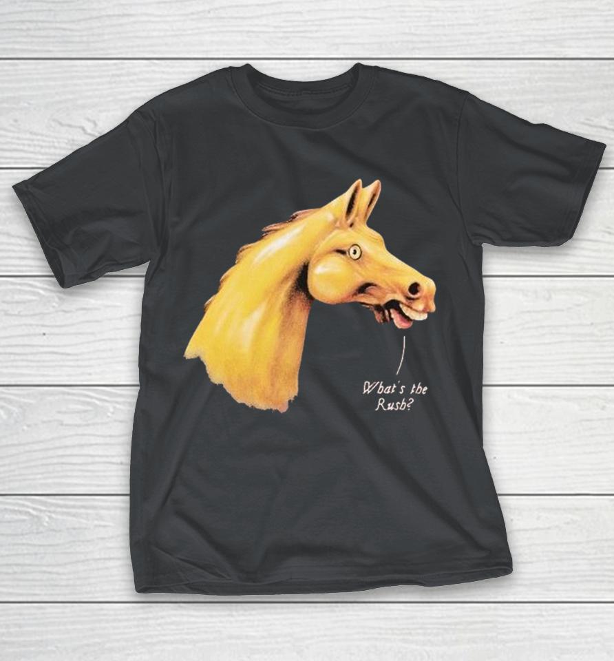 We Live In Time Carousel Horse What’s The Rush Shirts