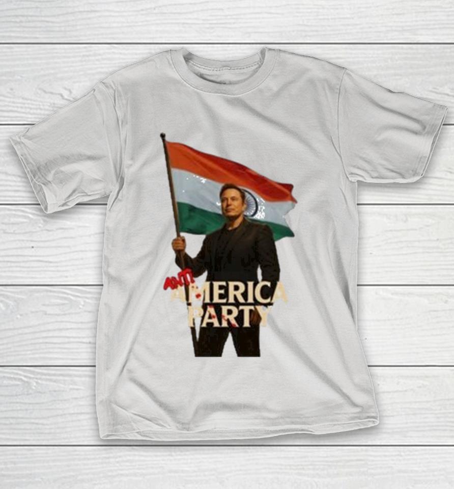 Elon Musk Anti America Party Iran Flag Shirts