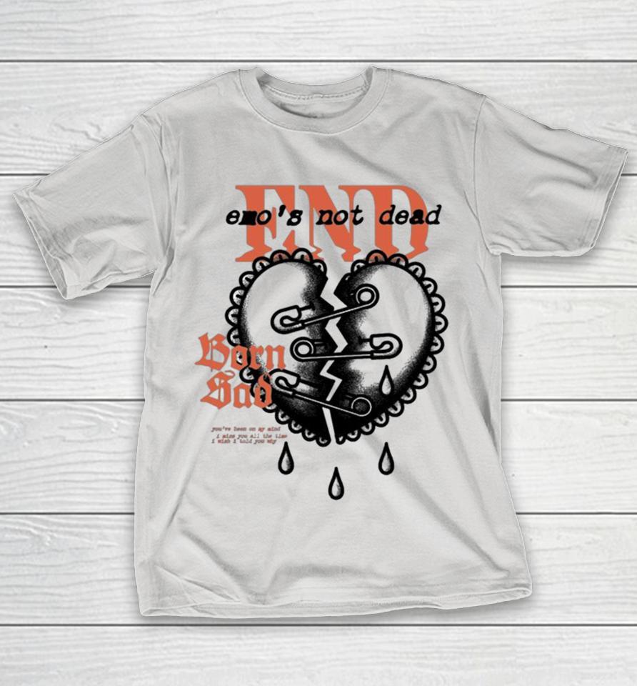 Emo’s Not Dead Safety Pin Heart Broken Shirts