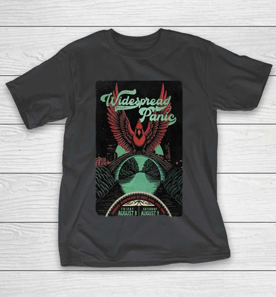 Widespread Panic Concert At Everwise Amphitheater at White River State Park Indianapolis Aug 8-9 2025 Shirts