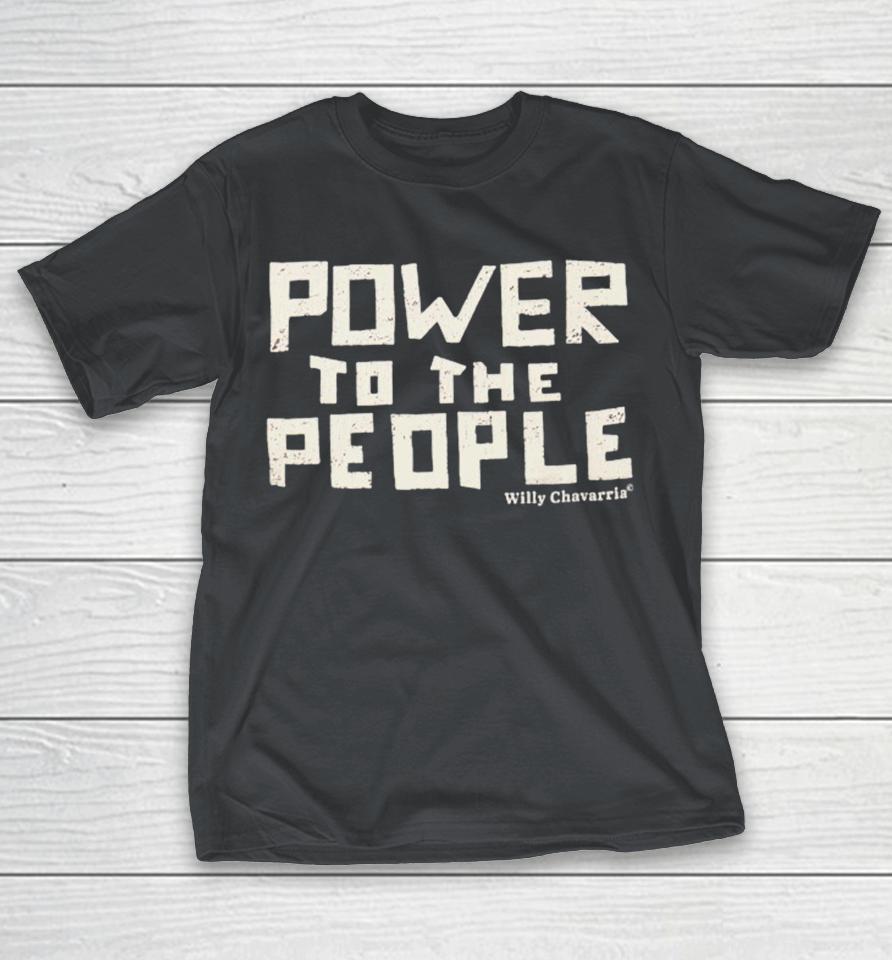 Willy Chavarria Power To The People Shirts