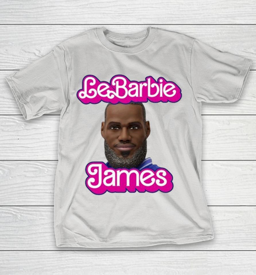 Luka Doncic Wearing LeBarbie James LeBron James Shirts