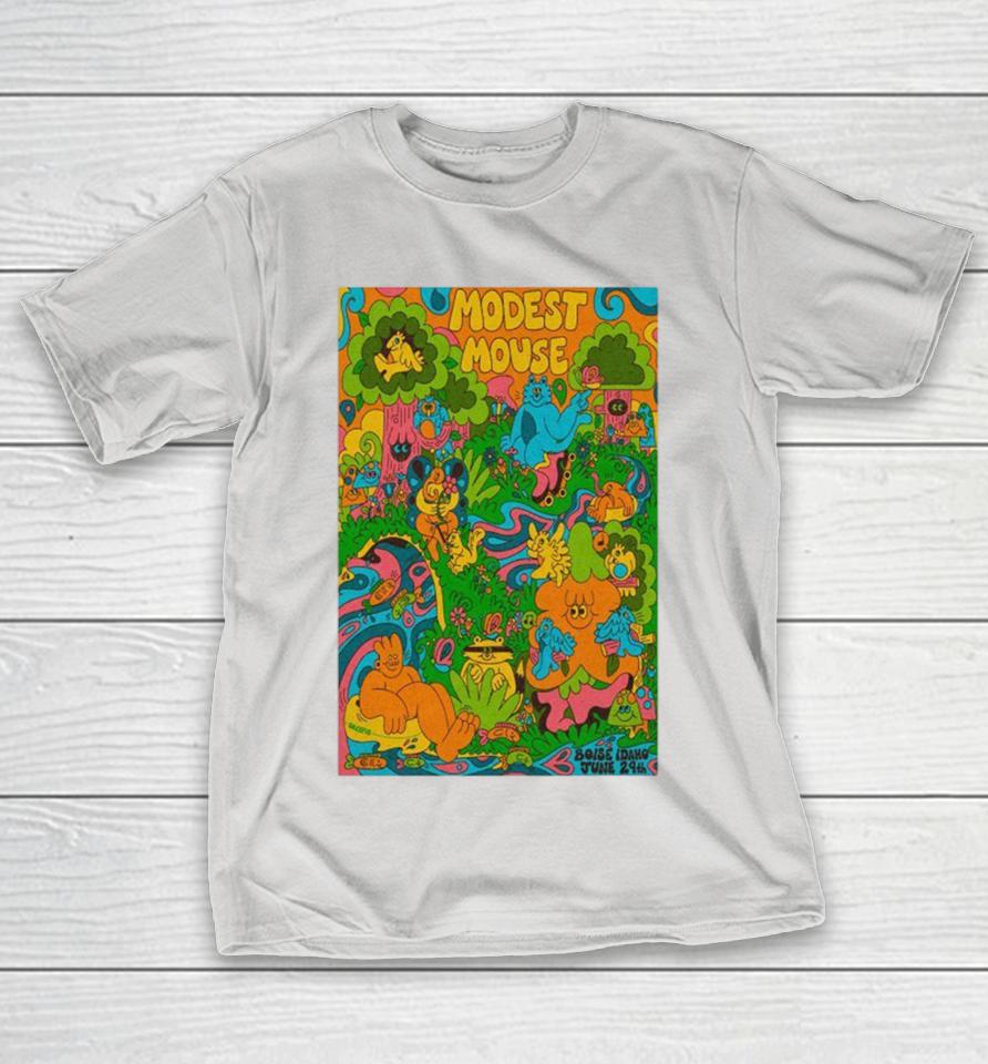 Modest Mouse June 29, 2025 Outlaw Field At The Idaho Botanical Garden In Boise, ID Shirts