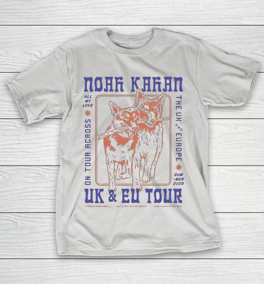 Noah Kahan All My Love On Tour Across Passing Through UK And EU Summer Tour 2025 Wolf Shirts