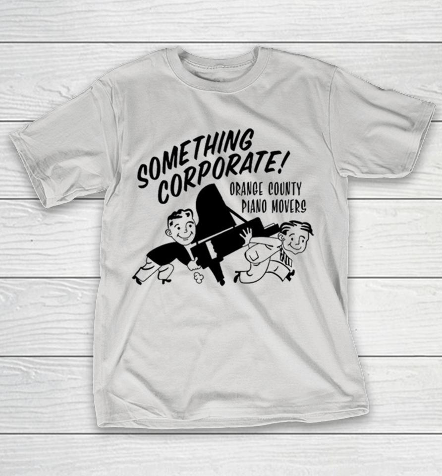 Official Andrew McMahon Something Corporate Orange County Piano Movers Shirts
