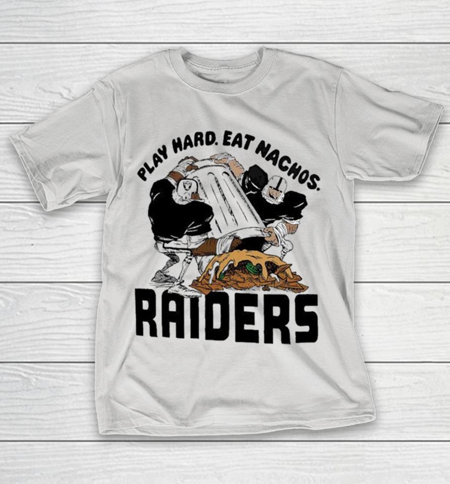 Official Las Vegas Raiders Play Hard Eat Nachos NFL x Guy Fieri’s Flavortown Shirts
