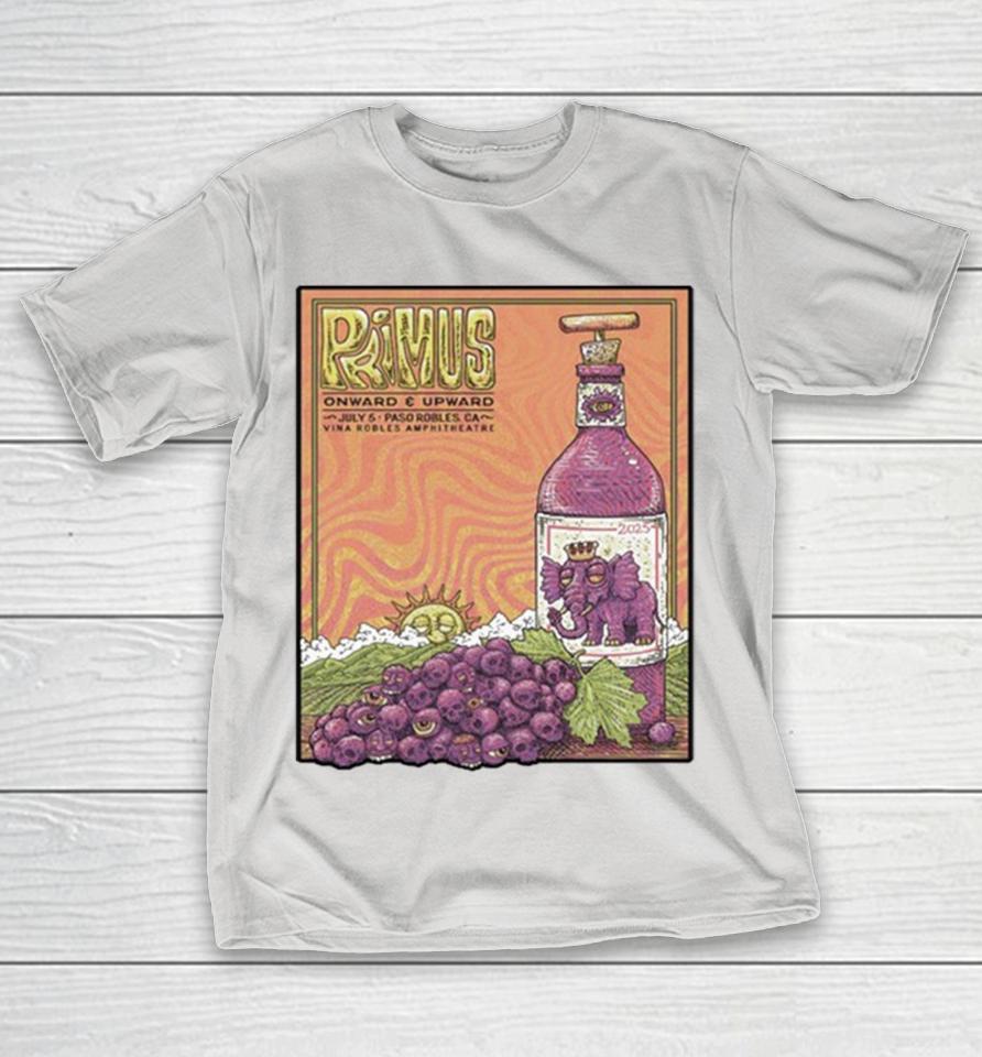 Primus Paso Robles, California July 05 2025 Onwards & Upwards Shirts