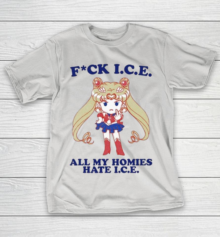 Sailor Moon Fuck Ice All My Homies Hate Ice Shirts