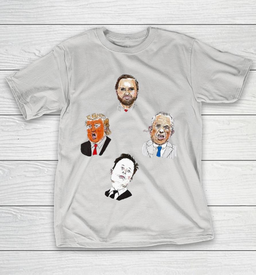 Trump Elon Musk Jd Vance And Robert F. Kennedy Jr. They Not Like Us Shirts