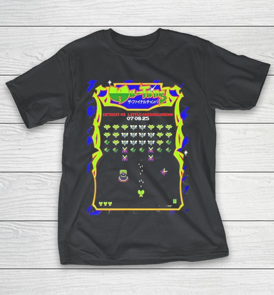 Wu-Tang Clan Detroit MI Live At Little Caesars Arena On July 8 2025 Wu-Tang Forever The Final Chamber Tour 36 Bits Of Fury Shirts