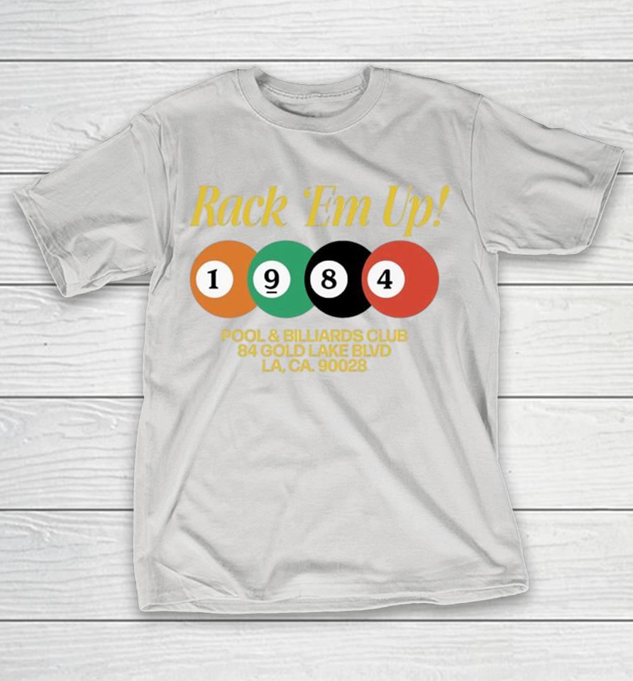 Vice 84 Rack ‘Em Up 1984 Pool And Billiards Club 94 Gold Lake BLVD LA CA 90028 Shirts