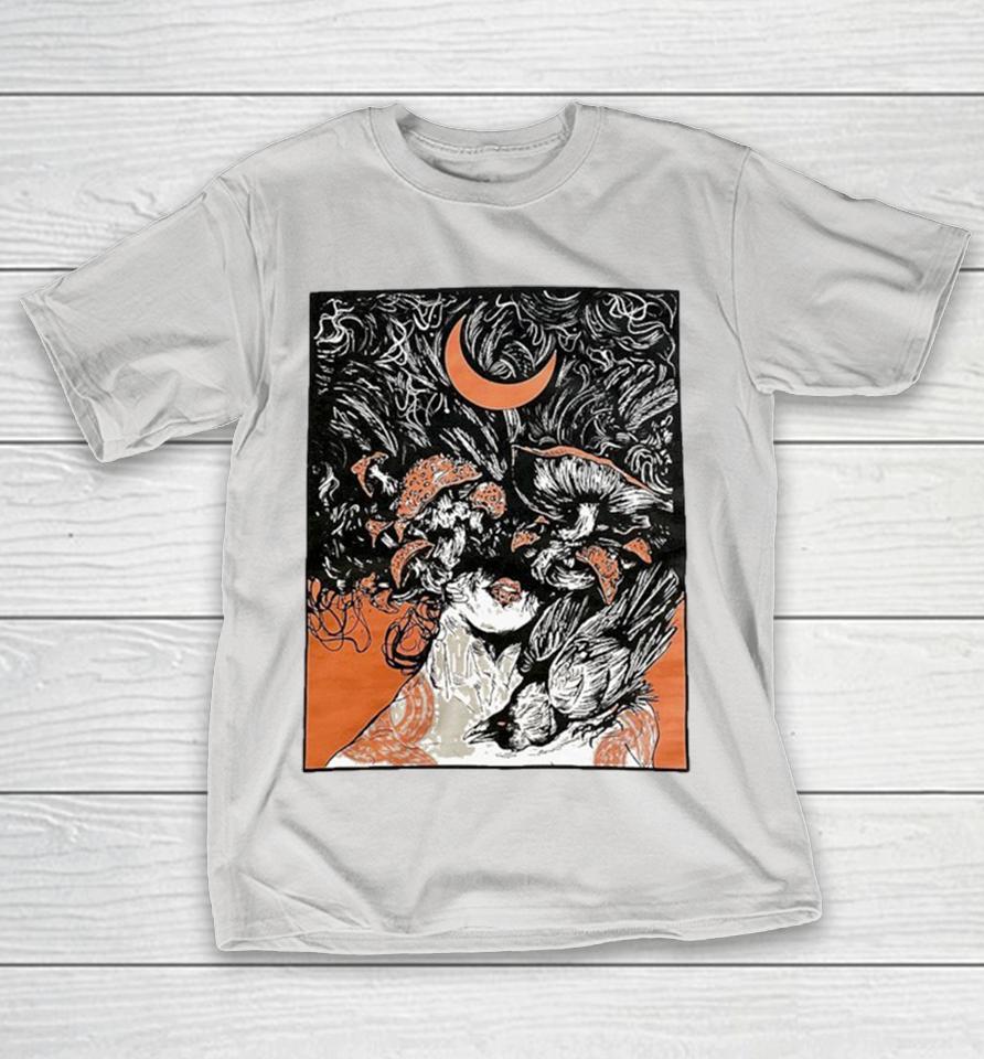 Wolfskulljack Mushroom Moon Shirts